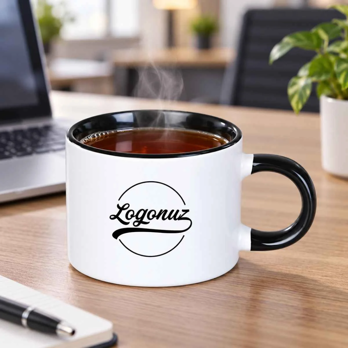 Logo Baskılı Çay / Nescafe Fincani 2