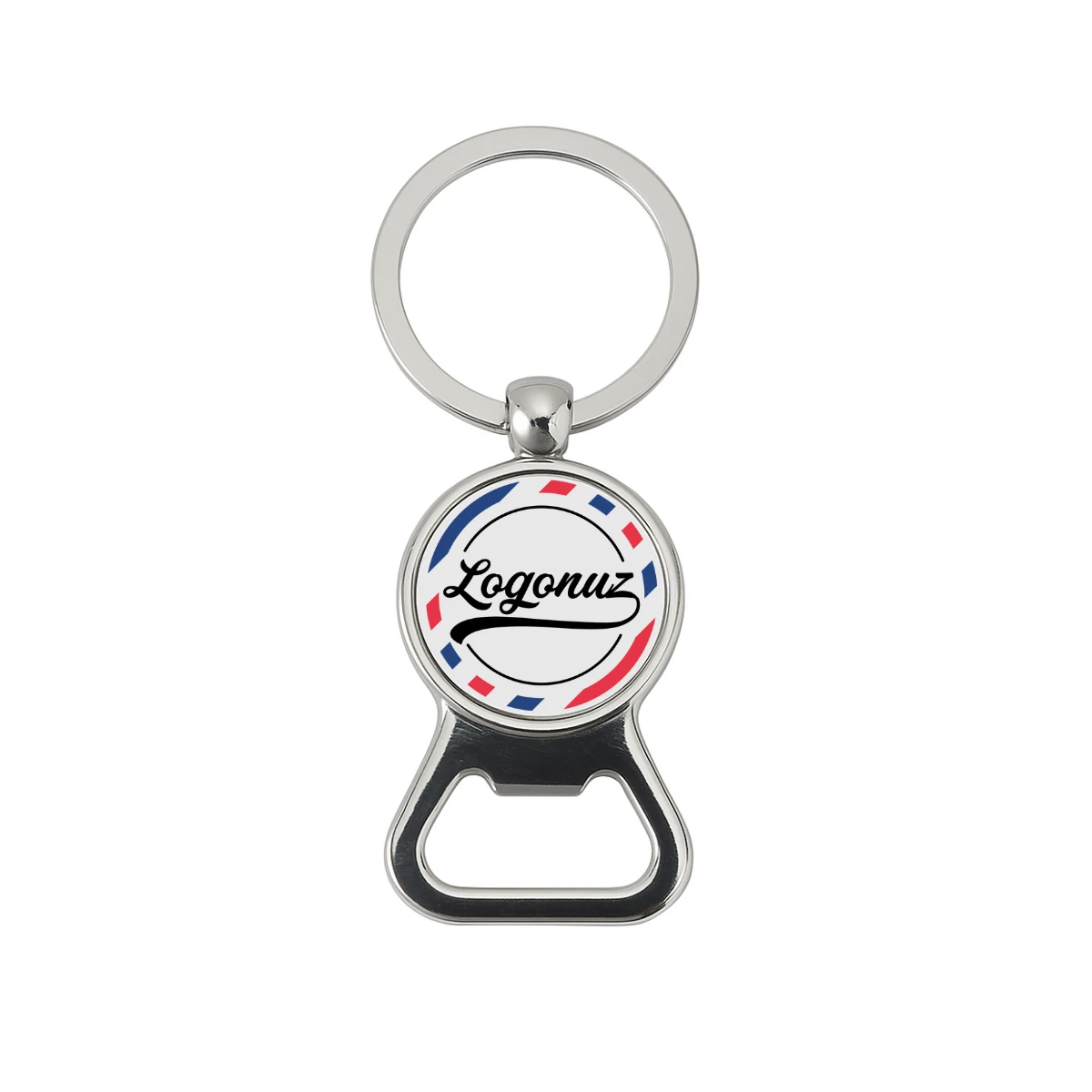 Logo Baskılı Açacaklı Metal Anahtarlık 3