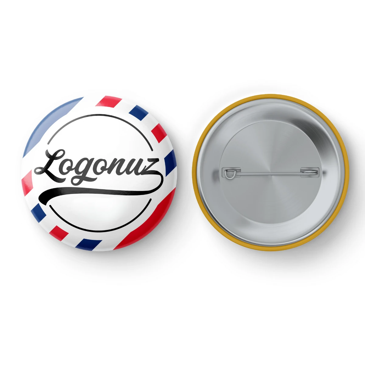 Logo Baskılı Buton Rozet 2