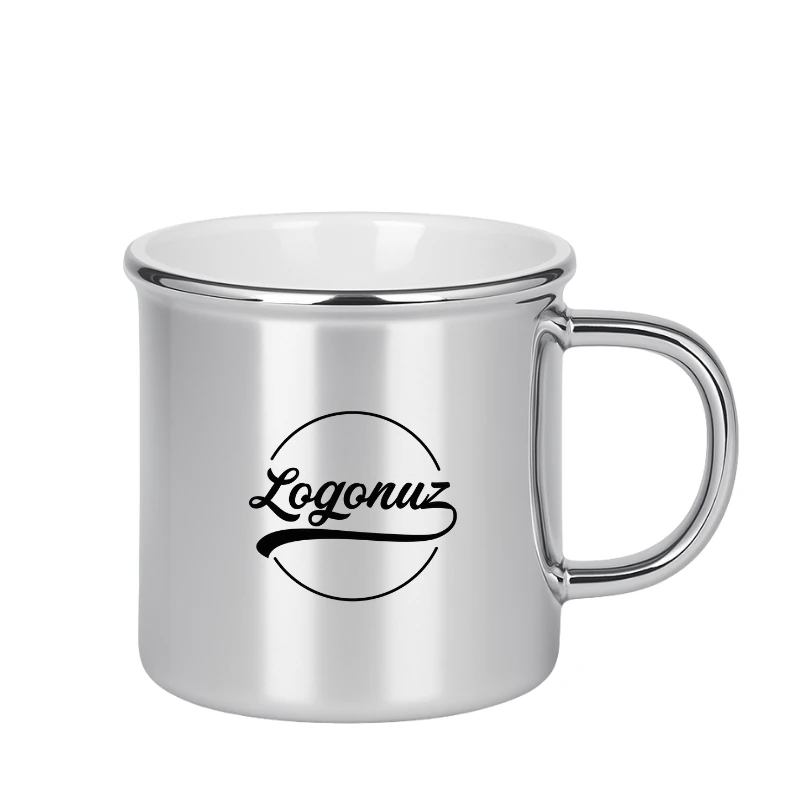 Logo Baskılı Kupa Bardak Silver 2