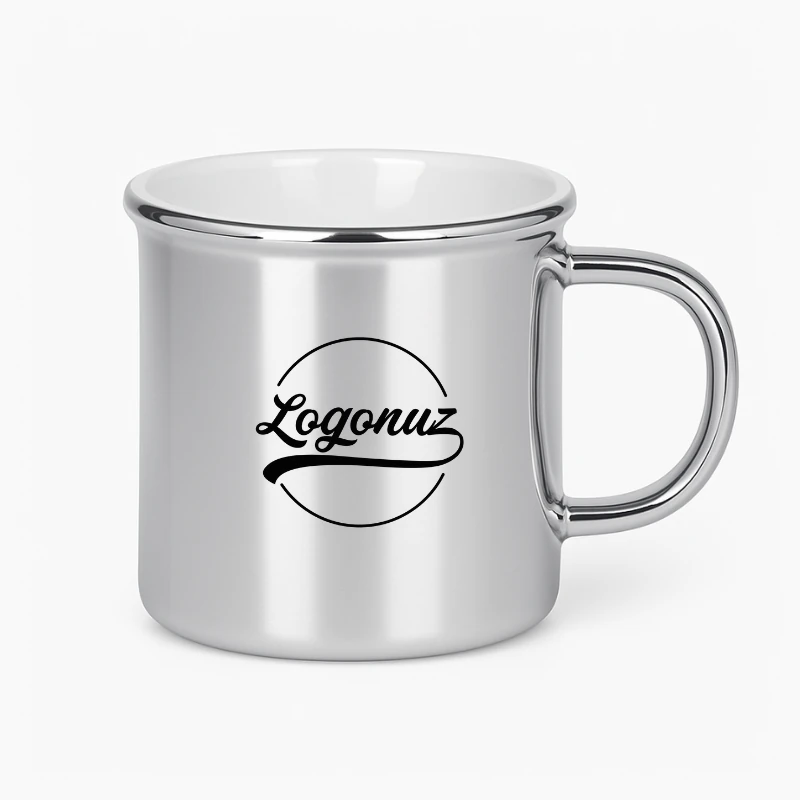Logo Baskılı Kupa Bardak Silver 3